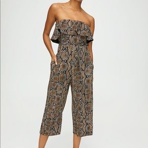 Babaton Flutter Jumpsuit in Python